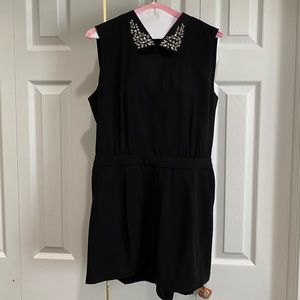 BCBG v neck Slit Back Shorts Romper 10